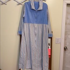 Vintage Chanel and flannel Granny Gown